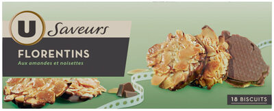Biscuits florentins au chocolat au lait